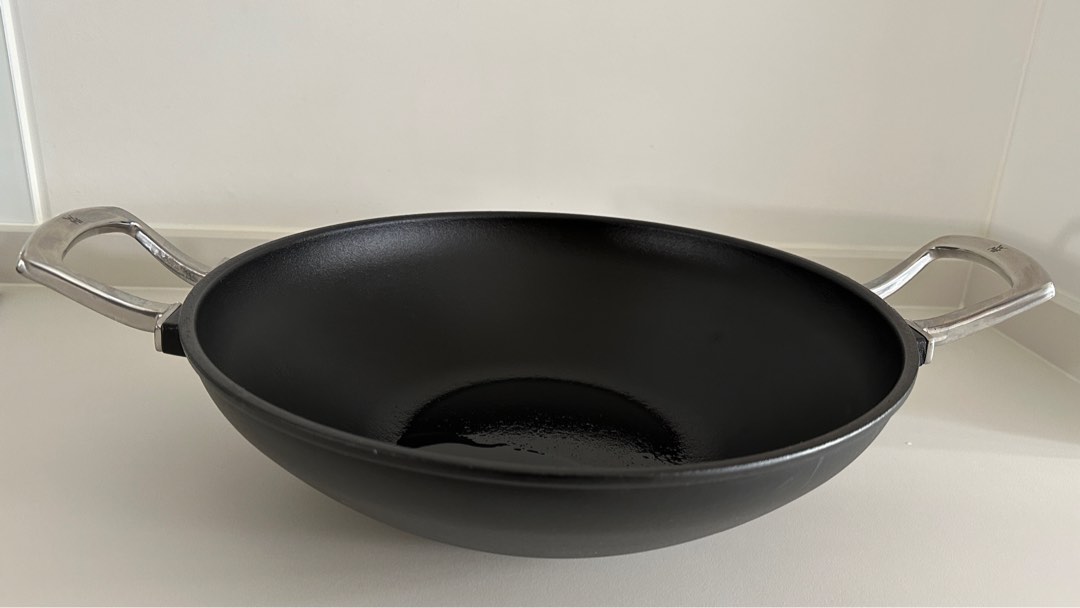 WMF Cast Iron Wok, Furniture & Home Living, Kitchenware & Tableware