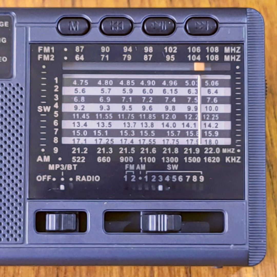 XHDATA D-368 Radio/Bluetooth/USB/SD Rechargeable Music Player/Speaker ...