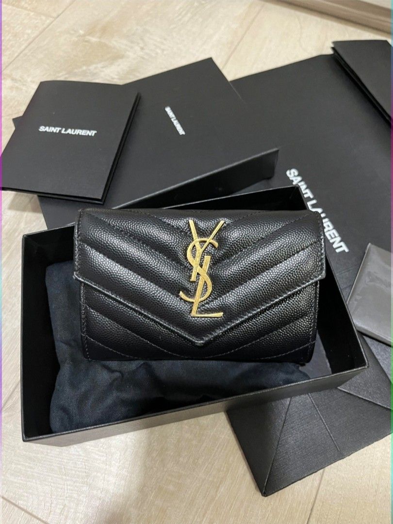 Ysl envelope card holder store