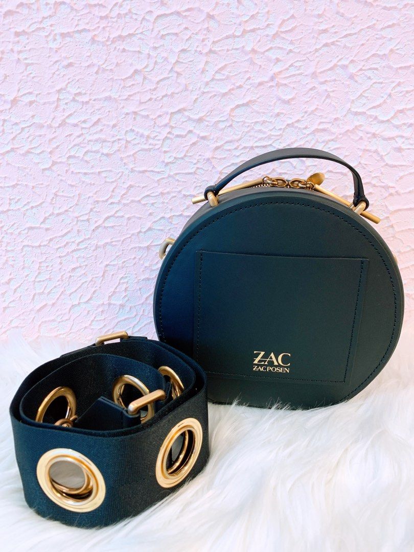 ZAC ZAC POSEN BELAY TOP HANDLE LEATHER DRUM BAG