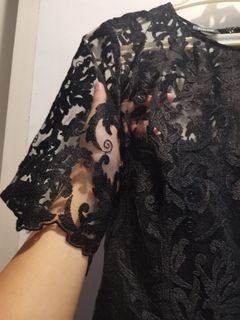 Zara inspired black dress