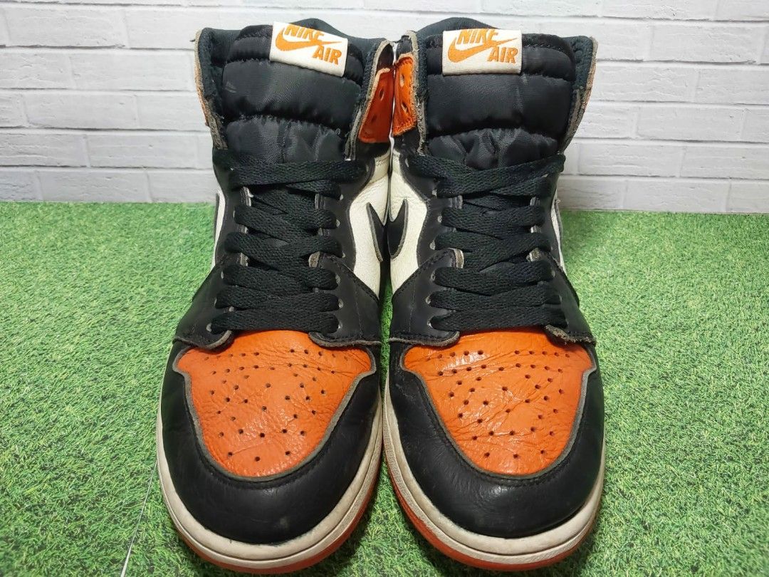 109. Nike Air Jordan 1 Retro High Shattered Backboard Blackorange ...