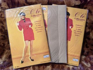 (3) O'LE Collecetion Pantyhose Stockings