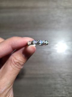 歐泊 下開口 4粒 戒指 BL19