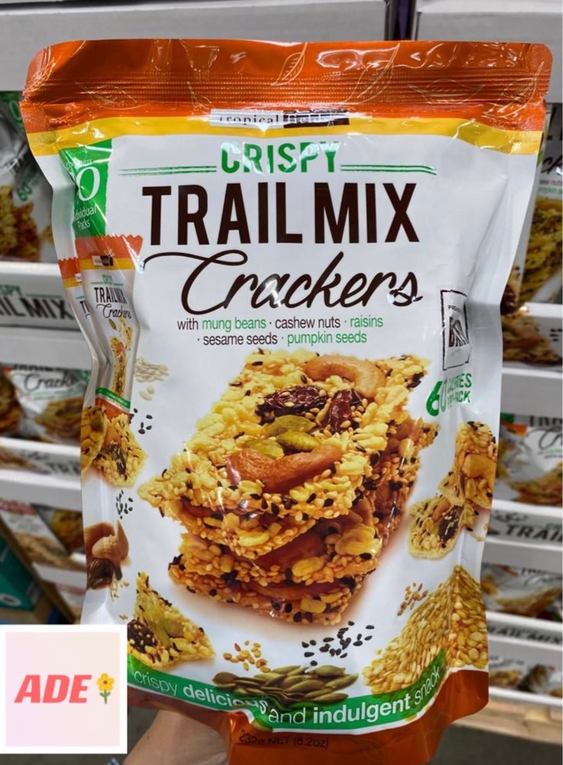 Tropical Field Trail Mix Crackers 果仁脆脆 獨立包裝 小學生零食 小息茶點 健康零食, 嘢食 & 嘢飲