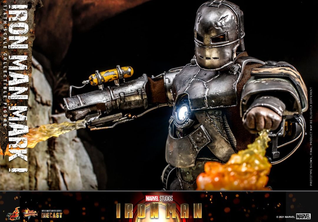 全新啡盒未開Hottoys MMS605 鋼鐵俠Mark 1 特別版Ironman MK1 Special 