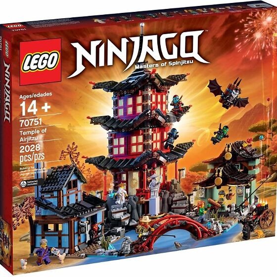 樂高 LEGO 70751 NINJAGO 旋風忍者 Temple of Airjitzu 空術神廟 （絕版品）, 書籍、休閒與玩具, 玩具 ...