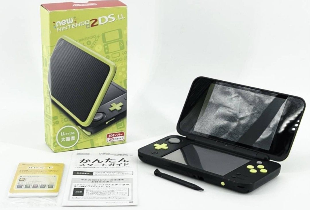任天堂 New 2DSLL 黑x綠 二手 賣場有其他3DS可詢問