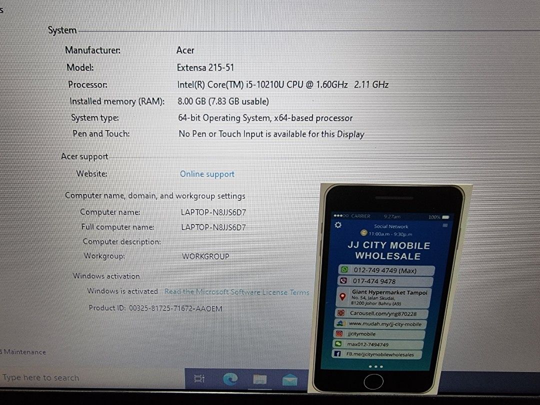 Acer Aspire 3 N19C1 15.6" i5 10th Gen 8GB Ram 1TB / 1000GB SSD with ...