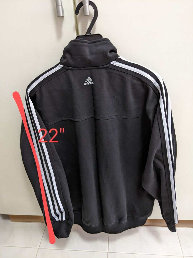 XXL Adidas 100 Cotton Black Classic Jacket Men s Fashion Coats