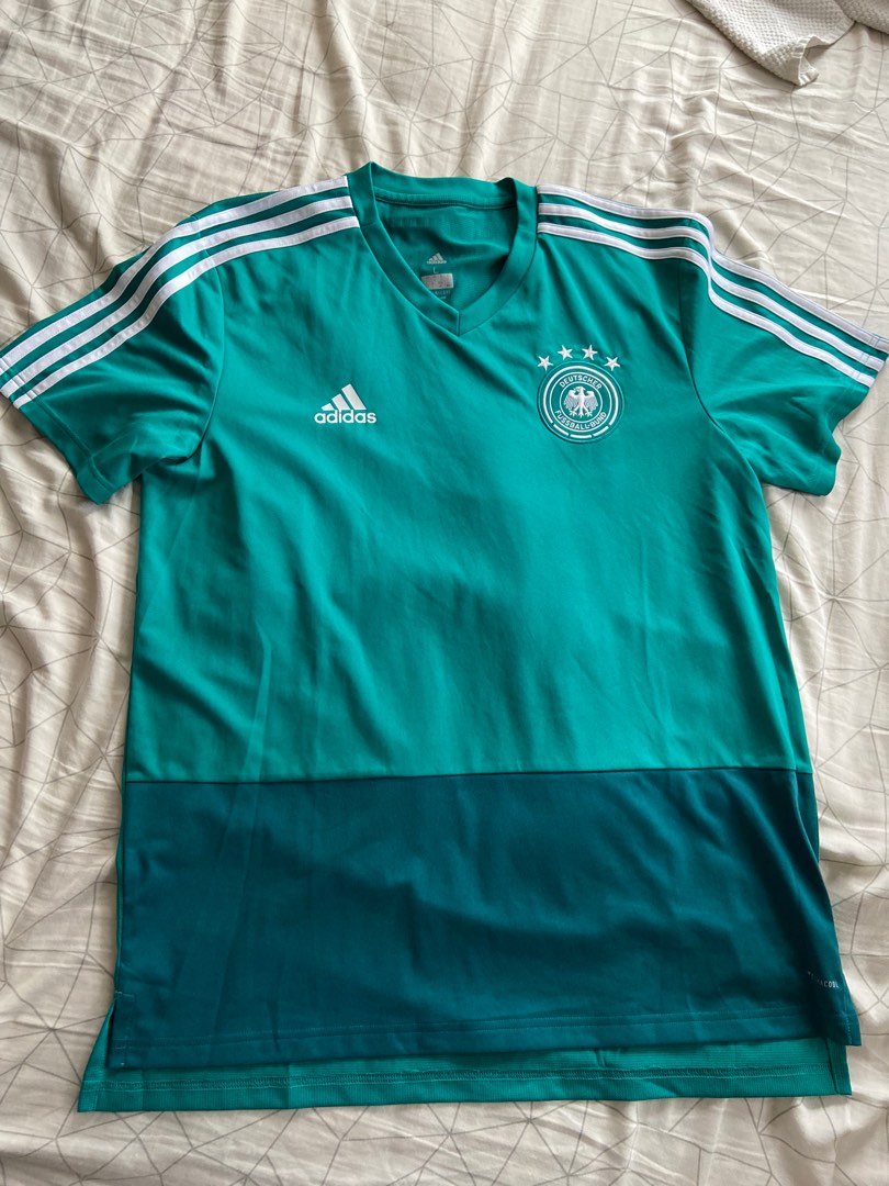 Adidas 波衫 德國足球隊 練習球衣 Football shirt, 男裝, 運動服裝 Carousell
