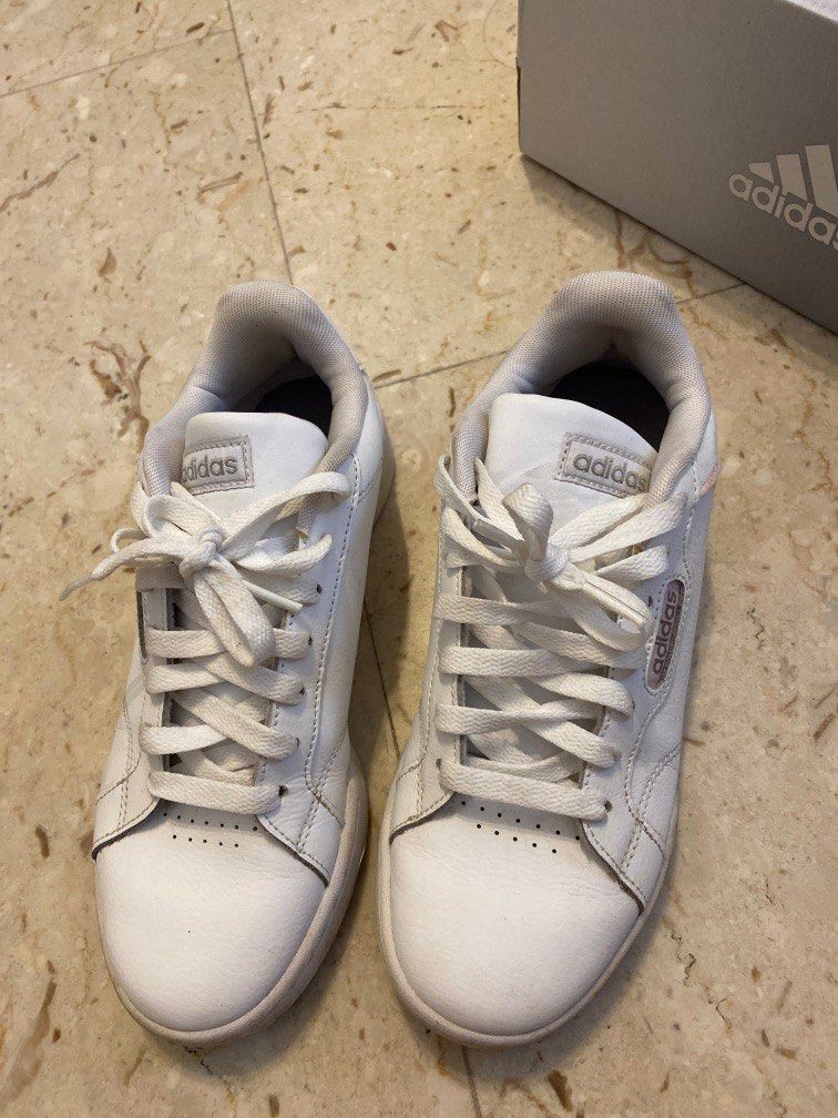 Adidas Court Silk Shoe Cloud white pink Women s Fashion Footwear Sneakers on Carousell