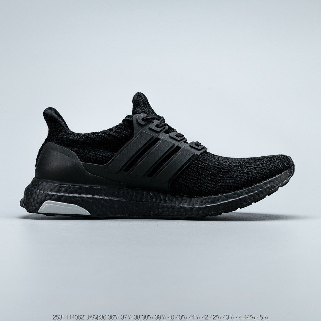 ADIDAS ULTRA BOOST 3.0 TRIPLE BLACK All sizes available Luxury Sneakers Footwear on Carousell
