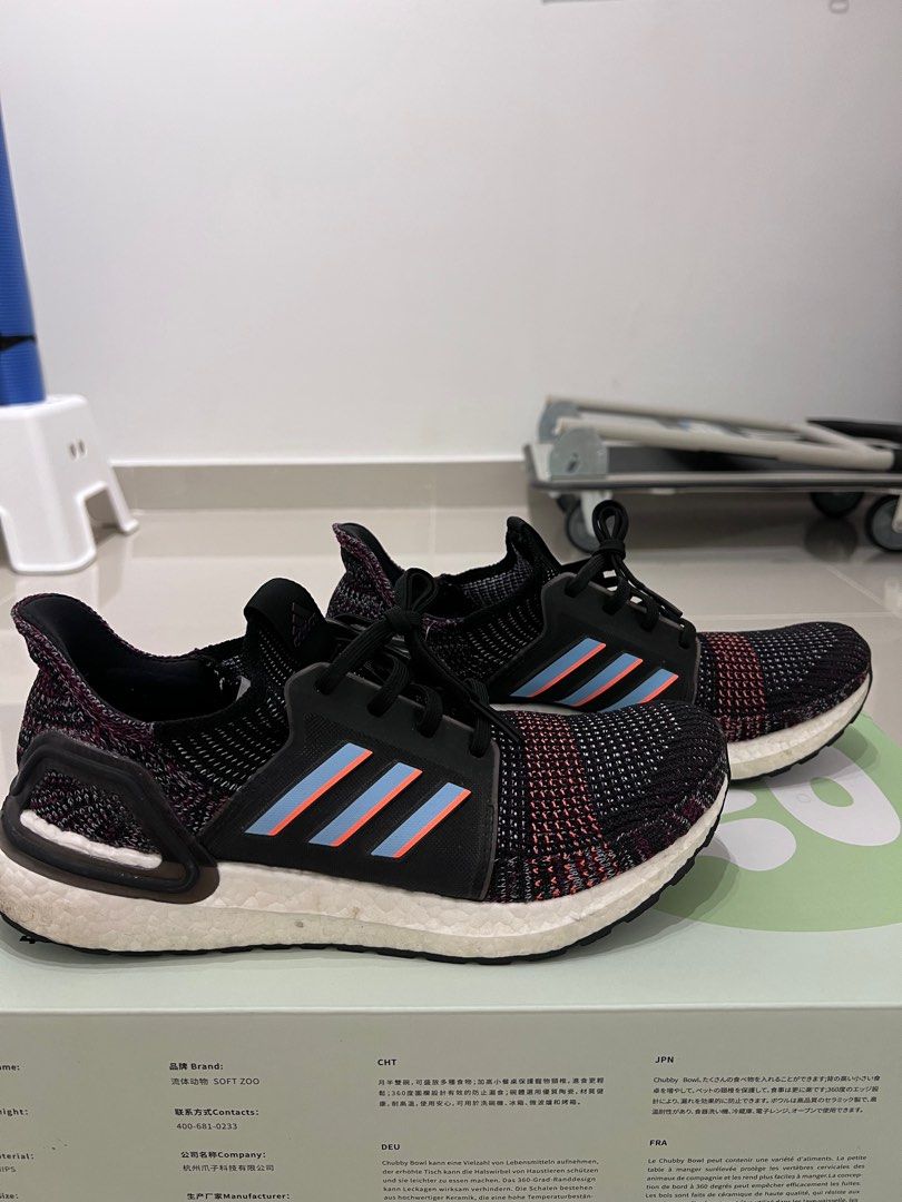 Adidas ultra boost clearance core black glow blue
