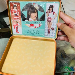 AKB48 magnet organizer tin can