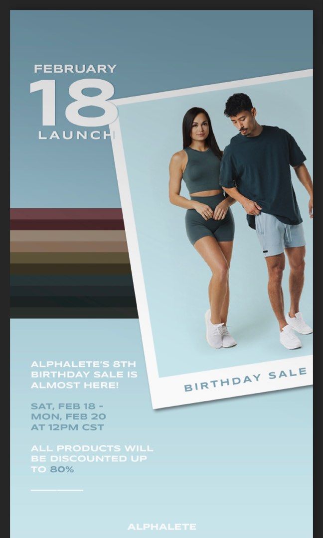 Alphalete Pasabuy Birthday Sale, Women's Fashion, Activewear on Carousell