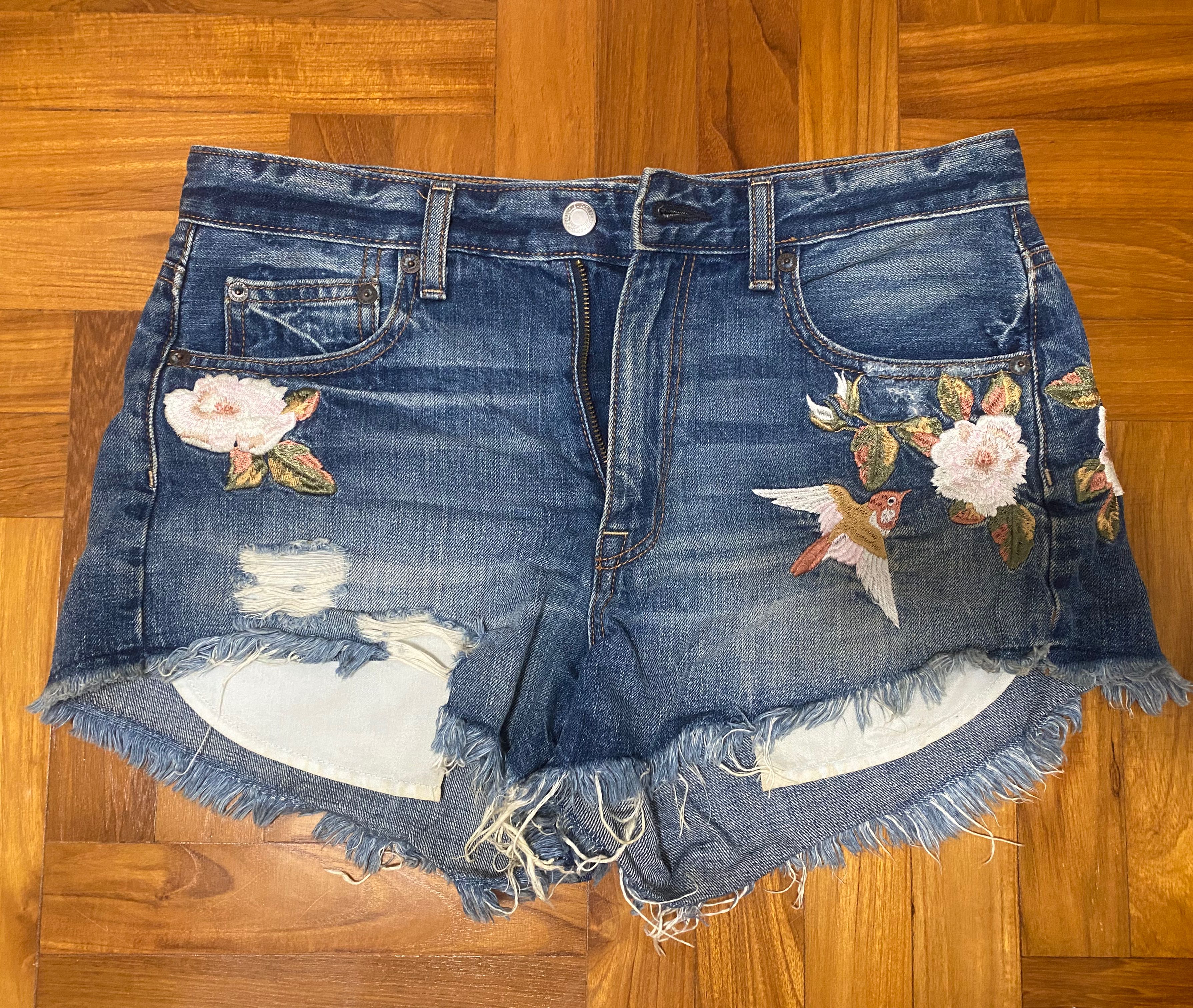 American eagle high waisted shorts cheap