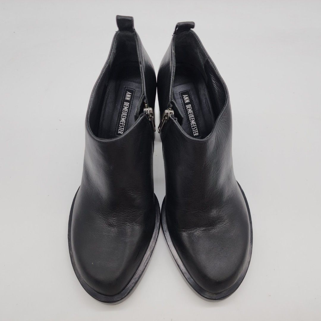Ann demeulemeester double zip ankle boots online