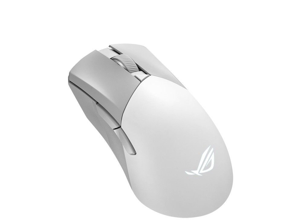 ASUS ROG GLADIUS III RGB WIRELESS AIMPOINT GAMING MOUSE (WHITE) (Category: Mouse & Mousepads) located in San Juan City. Submitted by blueswitchpc (Listing ID 1214193770, Image 3). Description: 🚨 RESTOCK ALERT 🚨 ASUS ROG GLADIUS III RGB WIRELESS AIMPOINT GAMING MOUSE (WHITE). The ROG Gladius III Wireless AimPoint is a lightweight 79-gram wireless RGB gaming mouse that features a 36,000-dpi ROG AimPoint optical sensor, tri-mode connectivity, ROG 