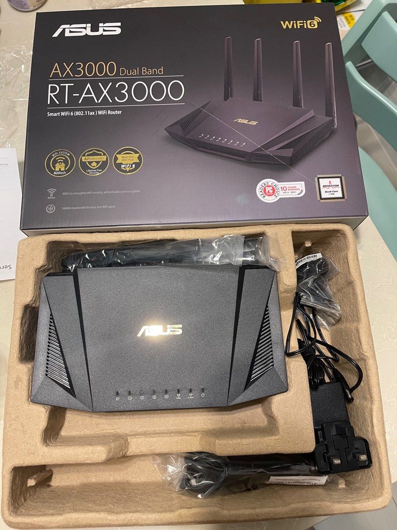 Asus Router Ax3000, Computers & Tech, Parts & Accessories, Networking ...