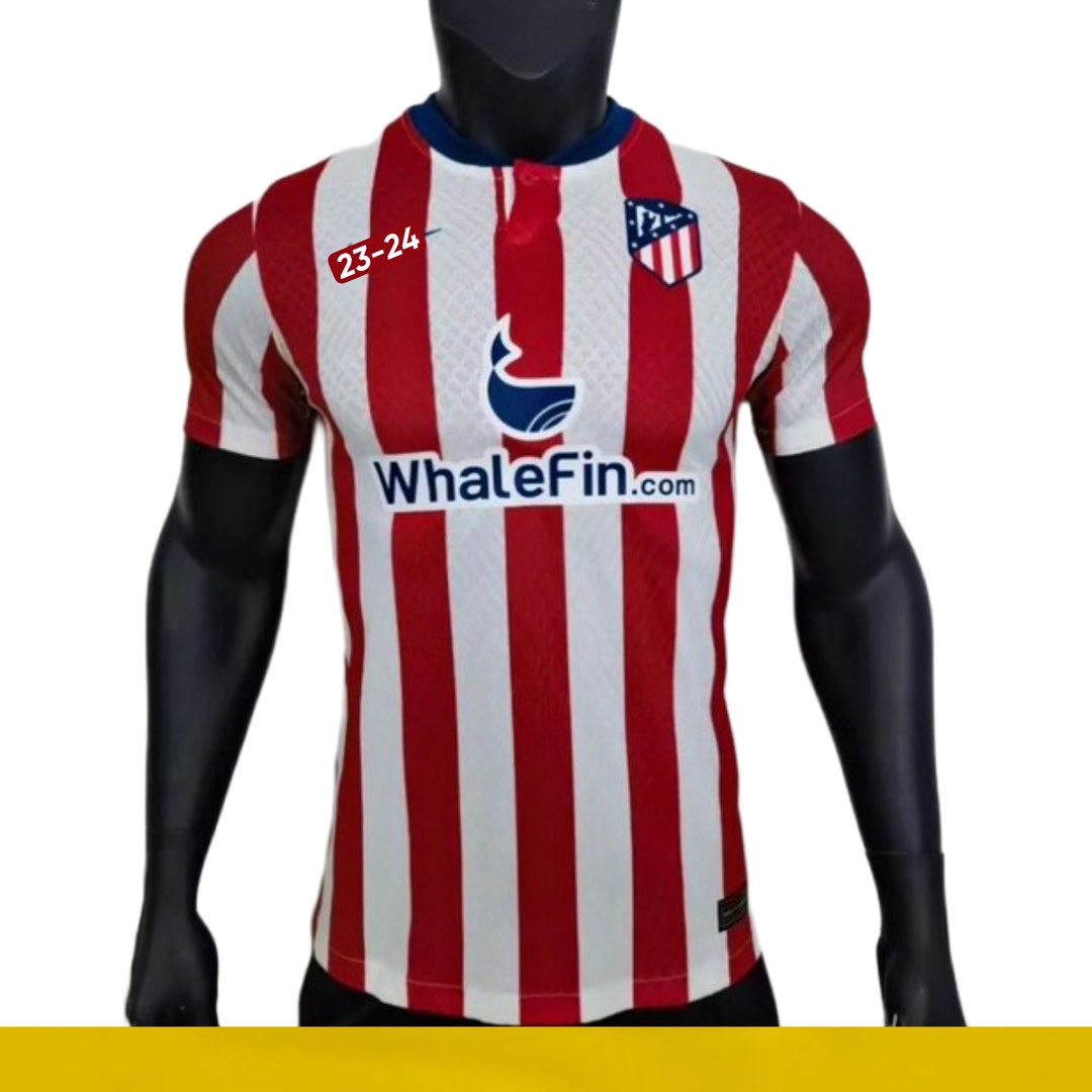 Atletico Madrid Home kit 23-24 Player version Football Jersey Soccer ...