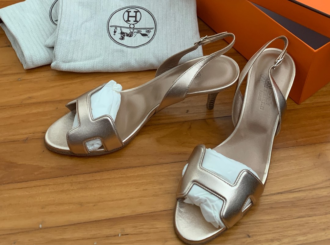 Authentic Hermes Night Sandal Women s Fashion Footwear Heels on