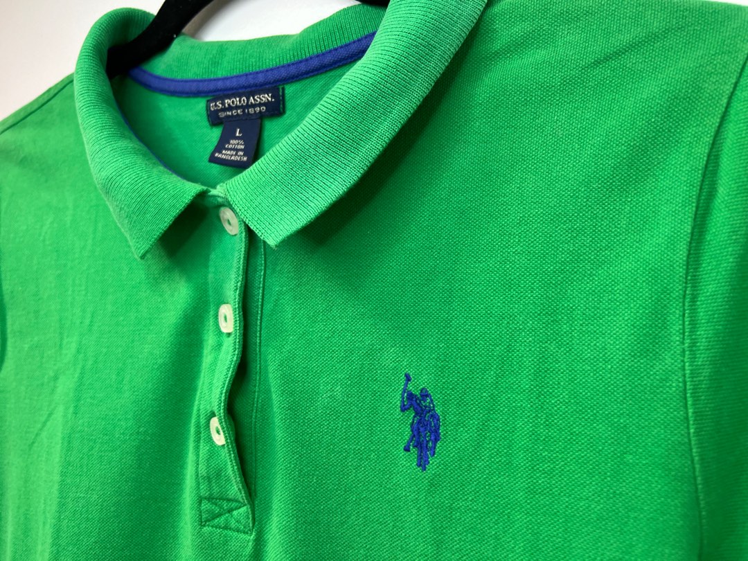 Authentic Lime Green Ralph Lauren US Polo Assn. Polo Shirt for Women,  Women's Fashion, Tops, Shirts on Carousell