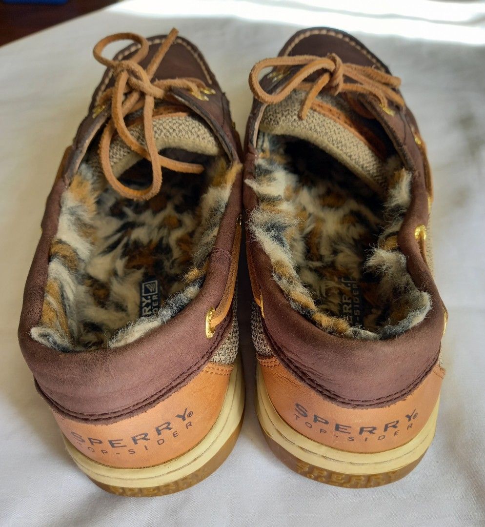 Womens fur lined sperrys hot sale