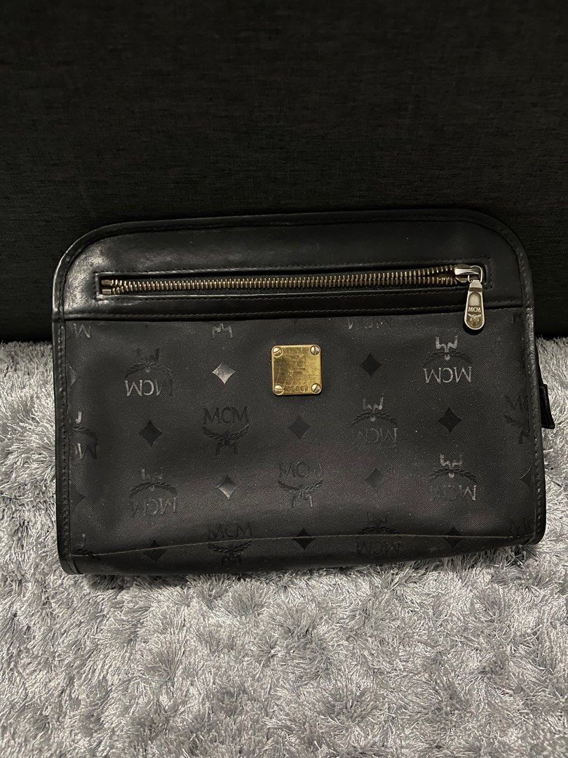 Clutch bag MCM Black in Synthetic - 25924379