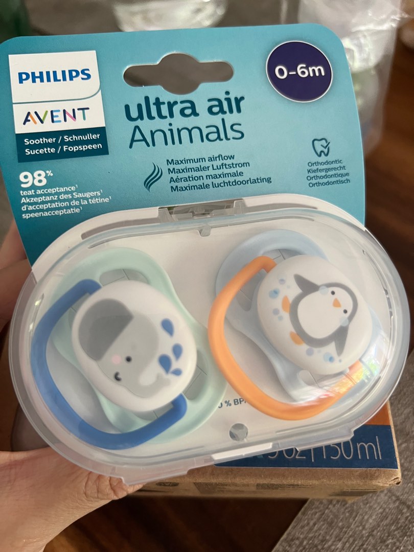 Avent Pacifier ultra air animals 06m, Babies & Kids, Nursing & Feeding