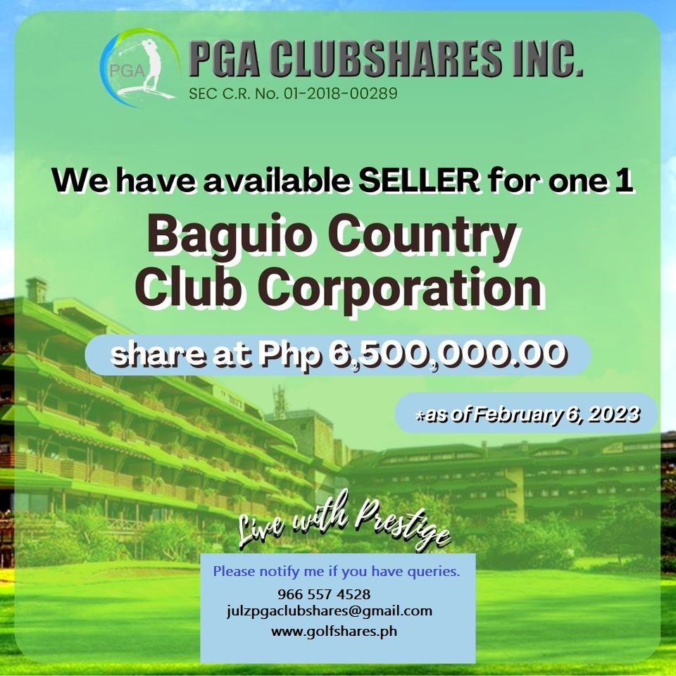 BAGUIO COUNTRY CLUB, Sports Equipment, Sports & Games, Golf on Carousell
