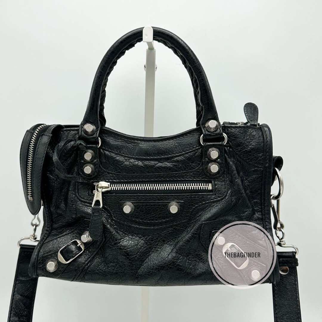 Balenciaga Mini City G12 Black, Luxury, Bags & Wallets on Carousell