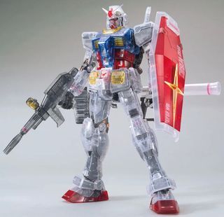 BANDAI GUNDAM MG 1/100 THE GUNDAM BASE LIMITED RX-78-2 GUNDAM Ver.3.0 [CLEAR COLOR]