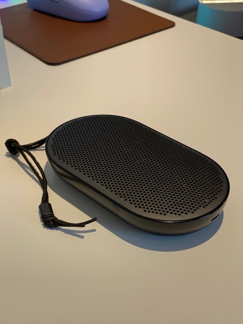 STEAL!! Bang & Olufsen Bluetooth Speaker (Category: Soundbars, Speakers & Amplifiers) located in Quezon City. Submitted by styleclassy (Listing ID 1214257344, Image 1). Description: Bang & Olufsen BeoPlay P2 Portable Bluetooth Speaker Such a steal for this speaker! Bought at P9,000. Working but sometimes dies when on loud volume Scratches are visible RFS: upgrading.