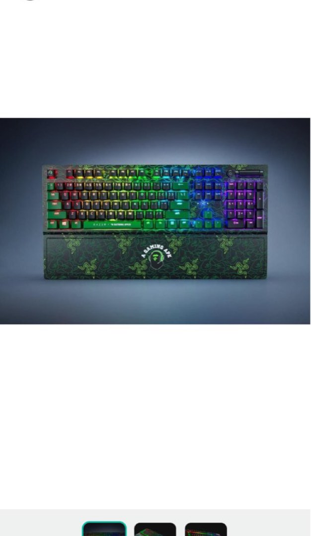 bape x razer keyboard, Computers & Tech, Parts & Accessories, Computer ...