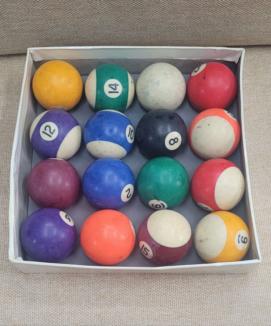 Billiard Ball Set 2 1/4 inches balls on Carousell