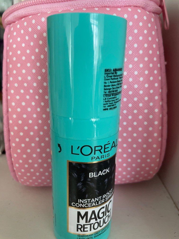 Black hair spray, Beauty & Personal Care, Hair on Carousell