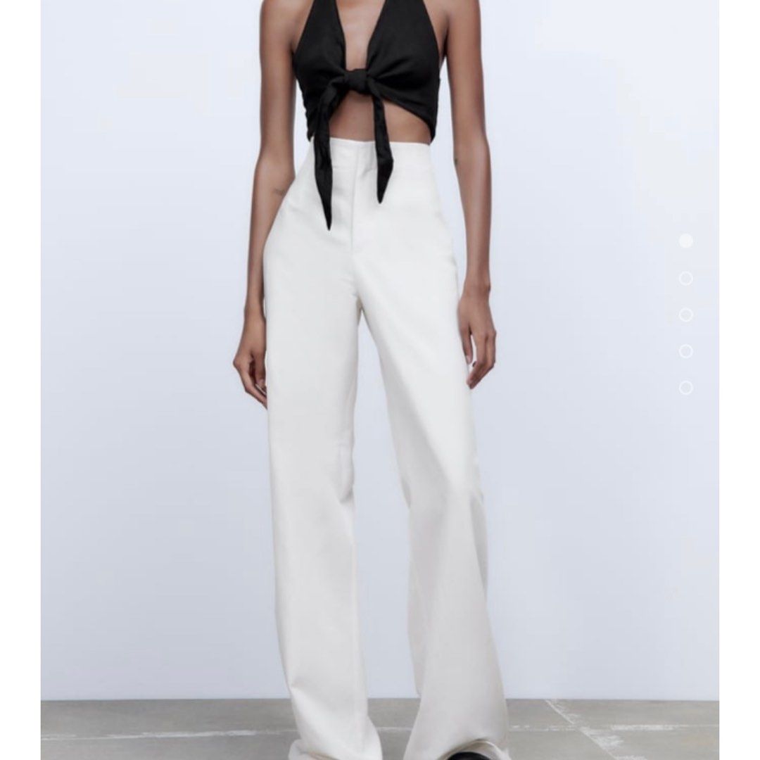 ZARA WIDE LEG TROUSERS, Women's Fashion, Bottoms, Other Bottoms on Carousell