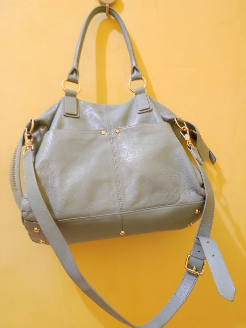 Moda luxe london mixed material satchel shop