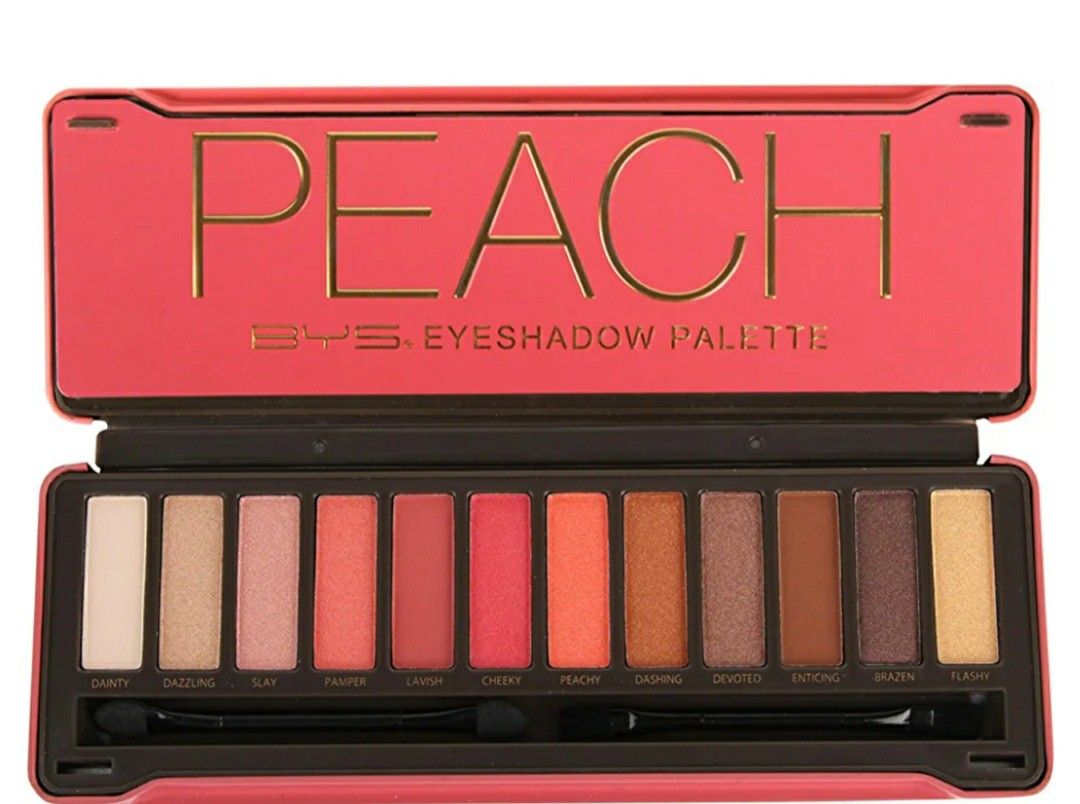 BYS PEACH EYESHADOW PALETTE TIN WITH MIRROR (Category: Makeup) located in San Juan City. Submitted by minismooch_ (Listing ID 1214224599, Image 1). Description: BOUGHT LAST DECEMBER UNUSED BRAND NEW JUST SWATCHED ONLY BROWN SHADE ‼️FIXED PRICE ‼️ 💰MOD : GCASH ONLY 📍Location: San Juan City 🚚 DELIVERY: WITHIN MANILA > buyer will handle the delivery via preferred courier. Please be responsible for sending the rider’s details. OUTSIDE MANILA > J&T