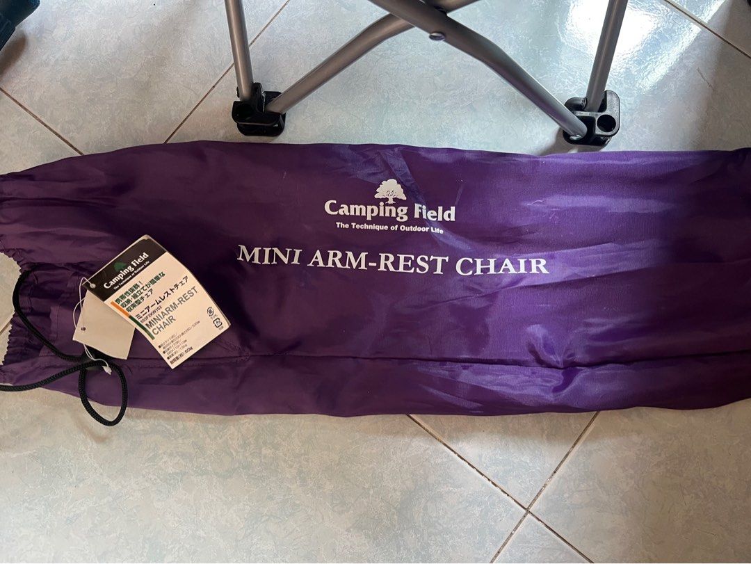 Camping Field ARM-REST CHAIR 紫 Camping Field ARM-REST CHAIR 紫