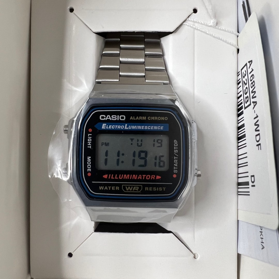 Casio Vintage Iconic Orologio Digitale Marrone Scuro A168WA-5AYES