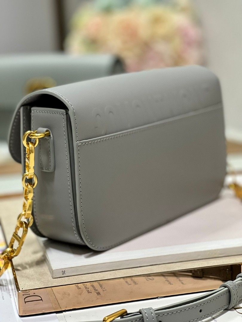 30 Montaigne Avenue Bag Ethereal Gray Box Calfskin