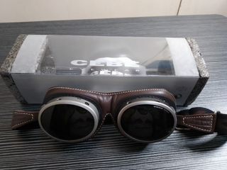 Cebe 500 Aviator Style Leather Goggles