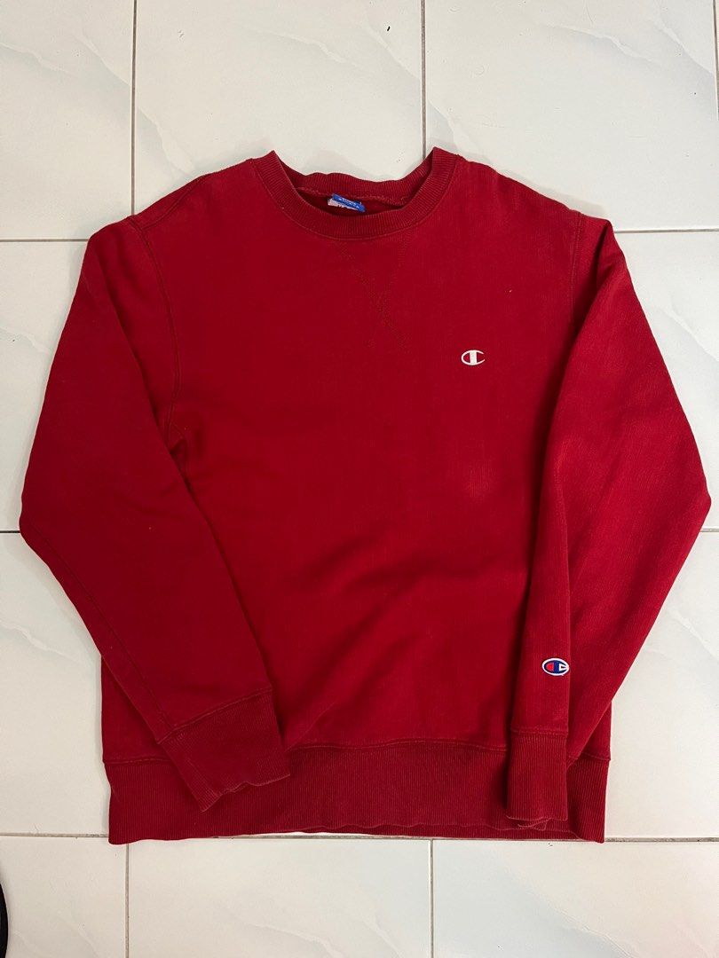 Champion sweater sale red 40