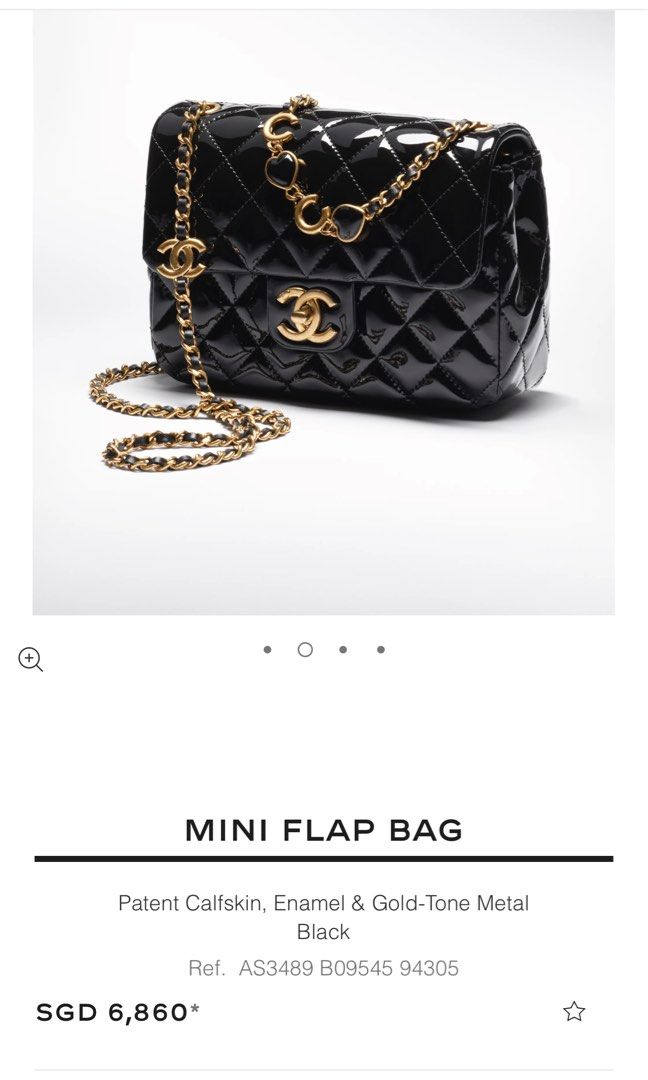 Chanel Mini Flap Bag with Coco Chain (Lambskin), Luxury, Bags & Wallets on  Carousell