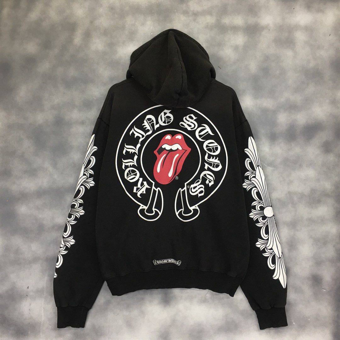 Chrome hearts best sale rolling stones hoodie