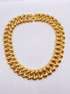 Chunky MONET gold tone Necklace
