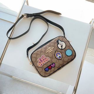 Disney x Coach Box Crossbody With Maleficent Motif Lunchbox Bag