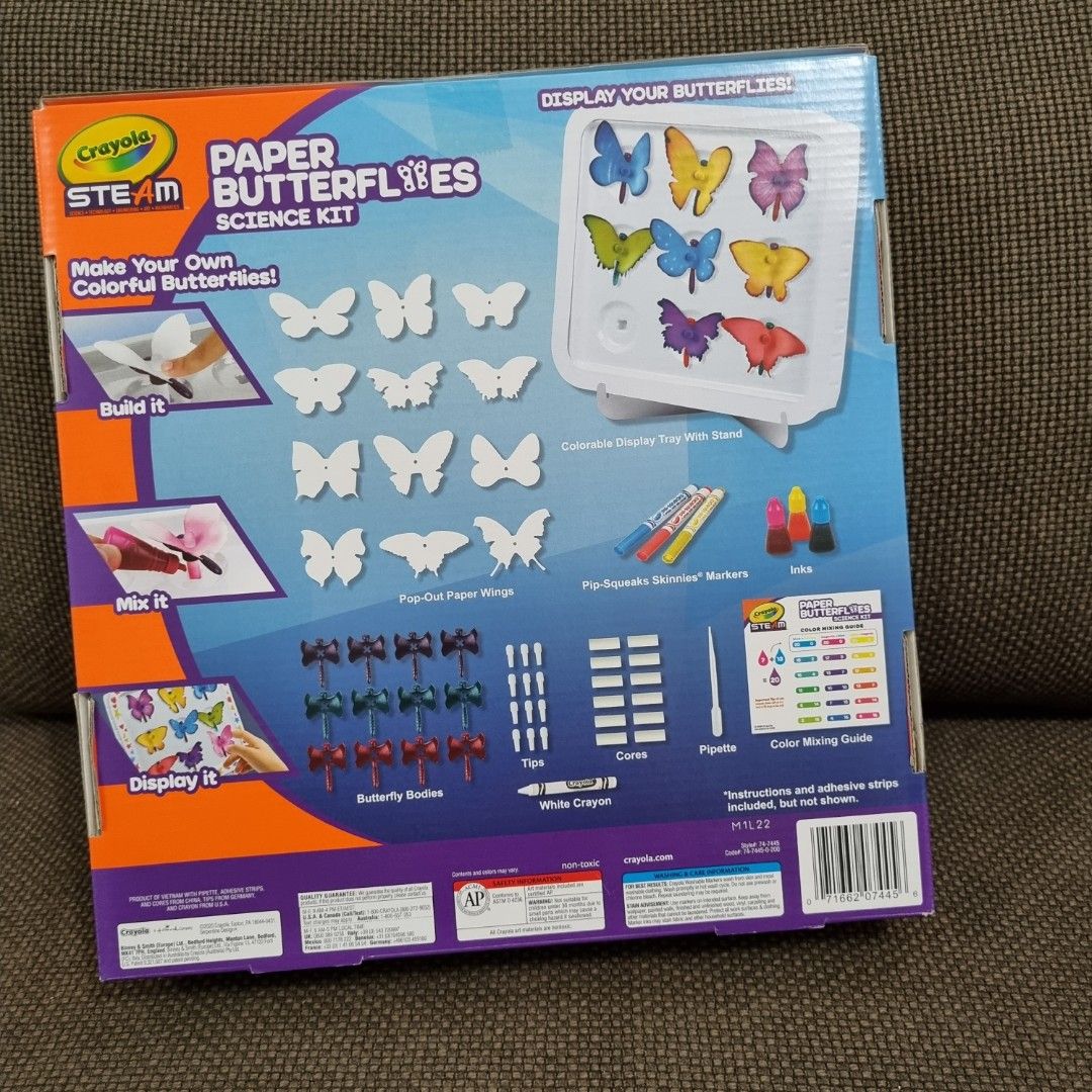 Crayola Steam Paper Butterflies Science Kit